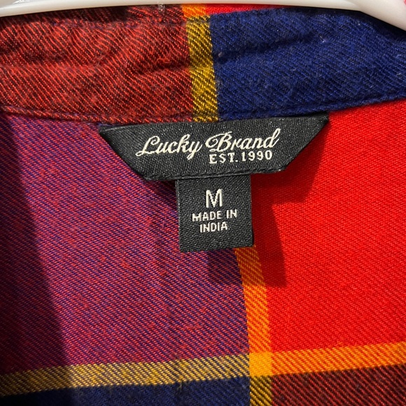 Lucky Brand Flannel shirt Medium - Picture 2 of 3